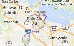 Palo Alto Map - Catherine Hendricks Real Estate