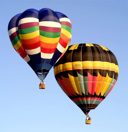 Globos de aire caliente en Rancho Santa fe
