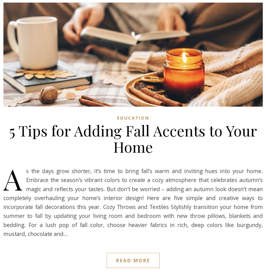 Fall Accents