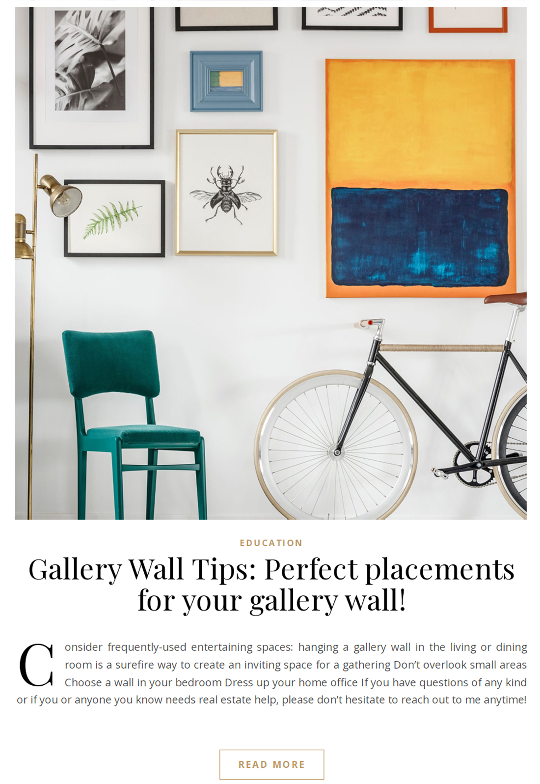 Gallery Wall Tips