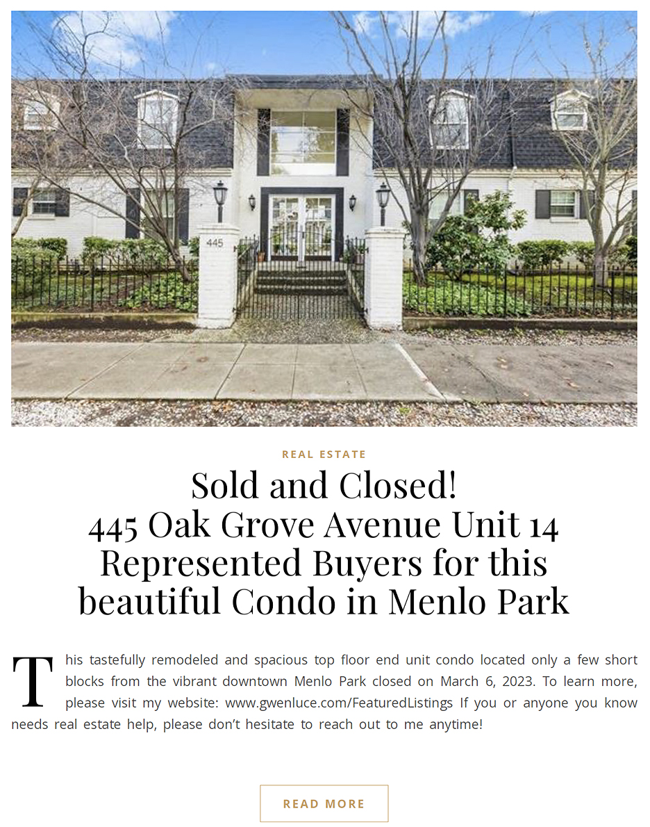 Sold and Closed!