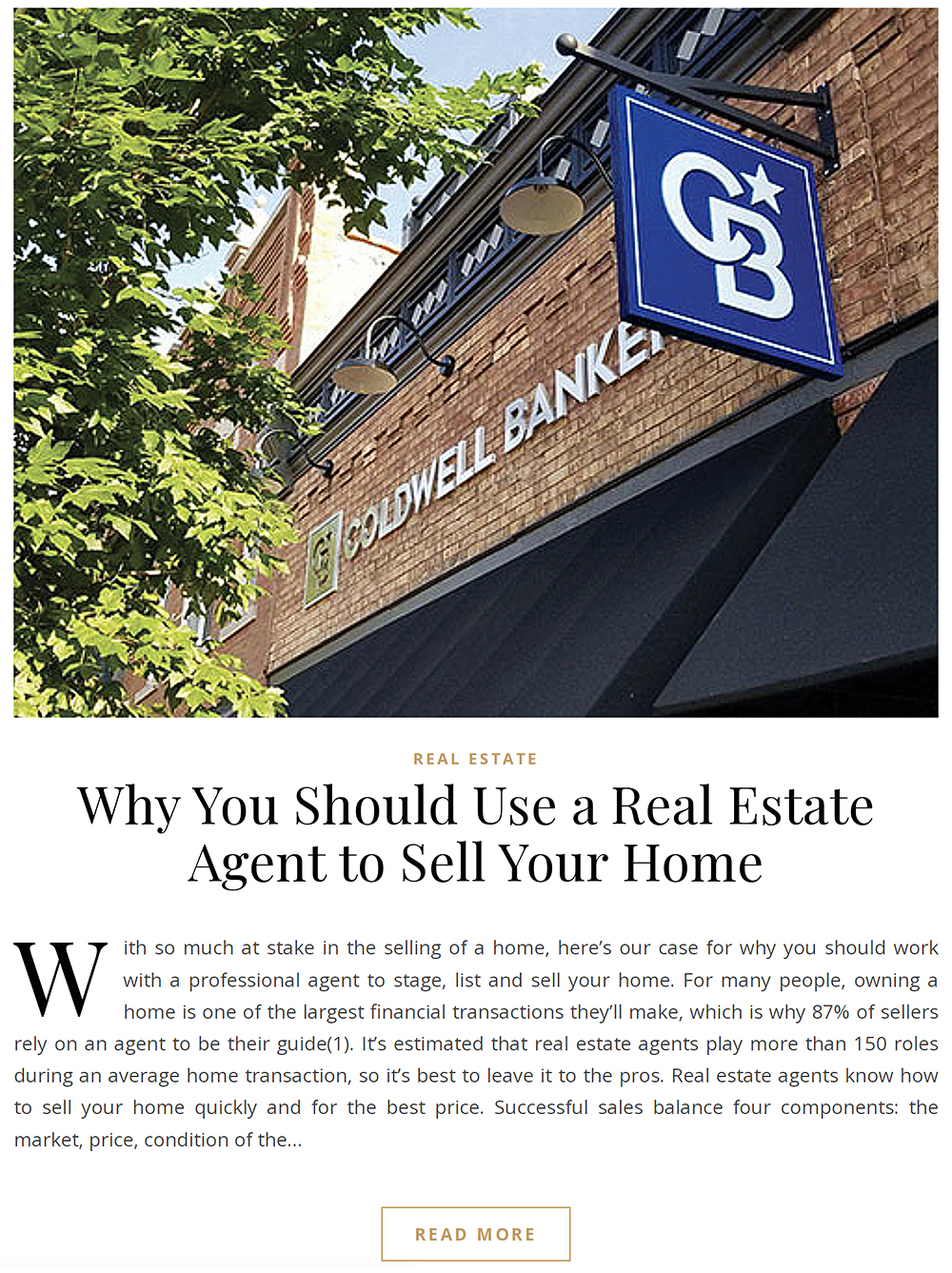 Why you should use a Real Estate Agent