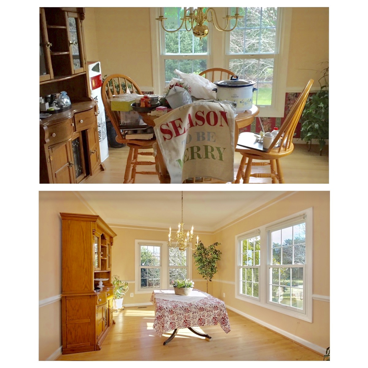 Dining Room Before & After