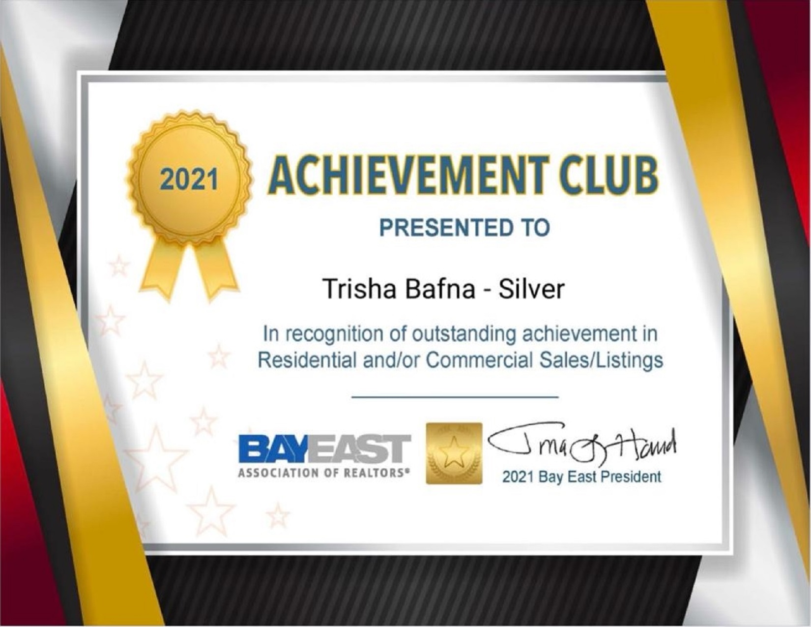 Trisha-certificate