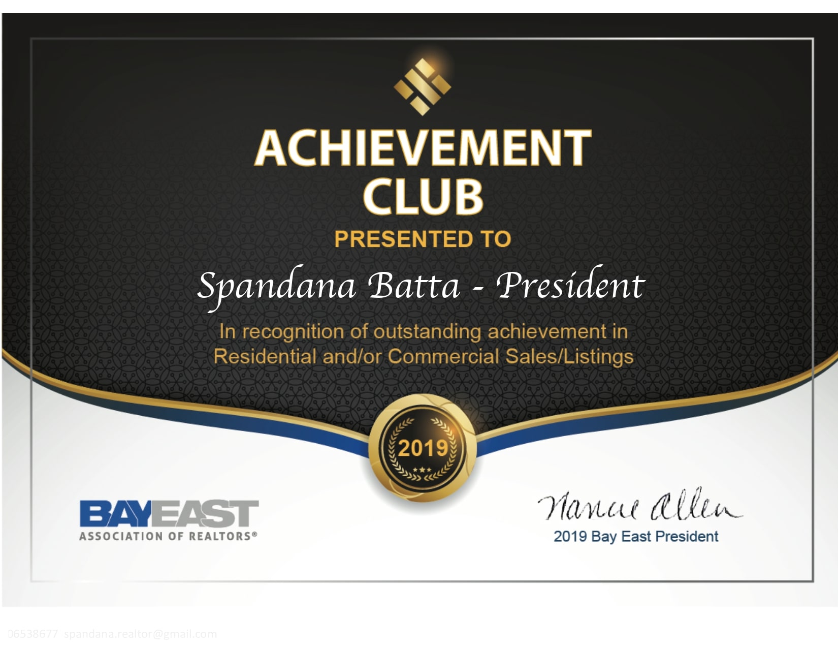 Spandana-certificate